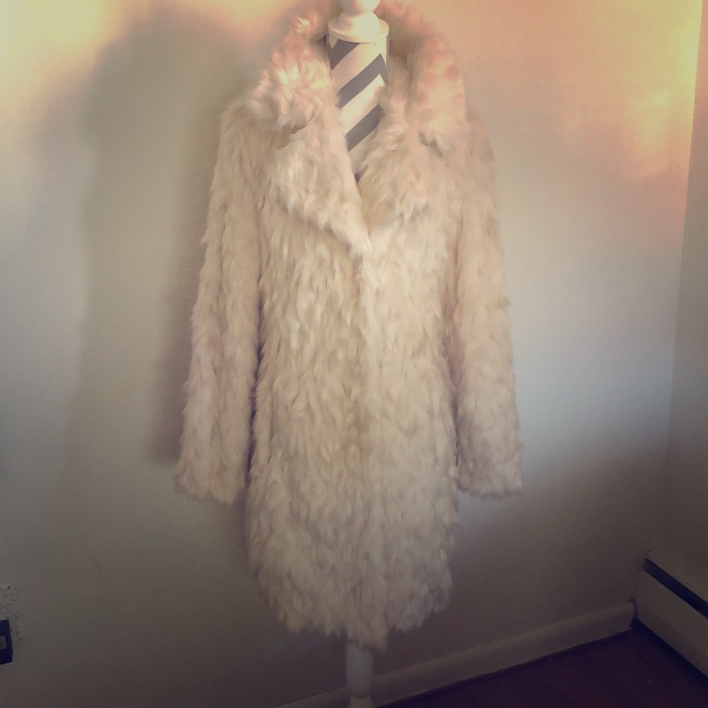 Faux fur coat